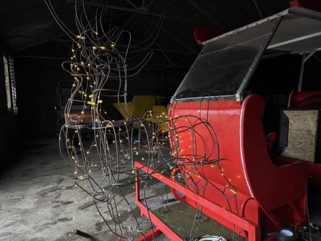 Removing Old Sleigh