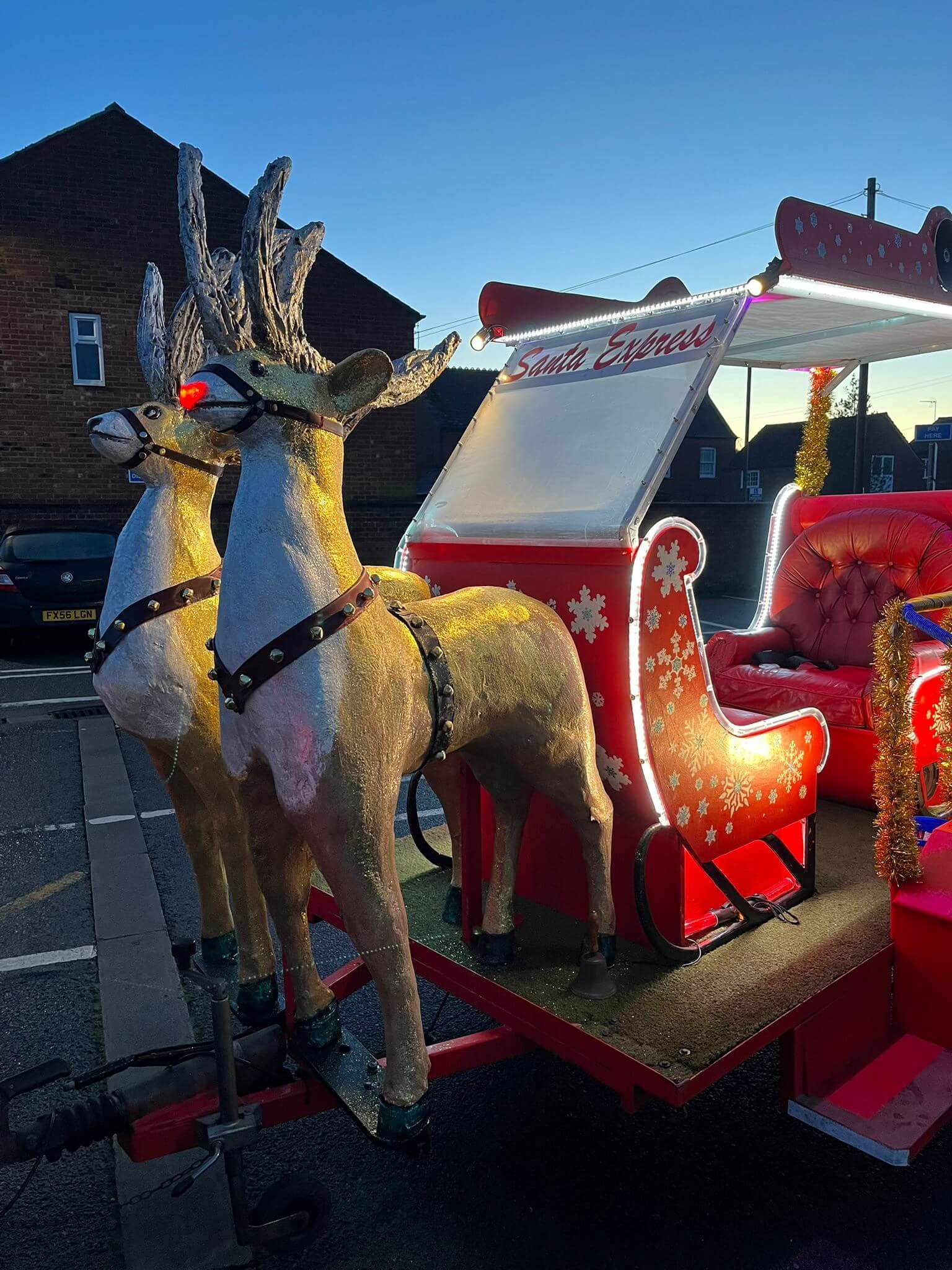 Finished Santa Sleigh